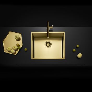 TASCA PVD edelstahlspüle CANOVA 40 GOLD