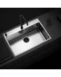Jednostruki inox kuhinjski sudoper TASCA ASOLO 50