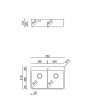 TASCA dvostruki inox sudoper ICON 76 IF