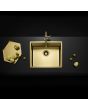 TASCA PVD jednostruki inox sudoper CANOVA 50 GOLD