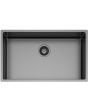 TASCA PVD jednostruki inox sudoper CANOVA 70 GUN METAL